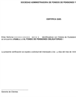 Certificado de afiliación a pensión